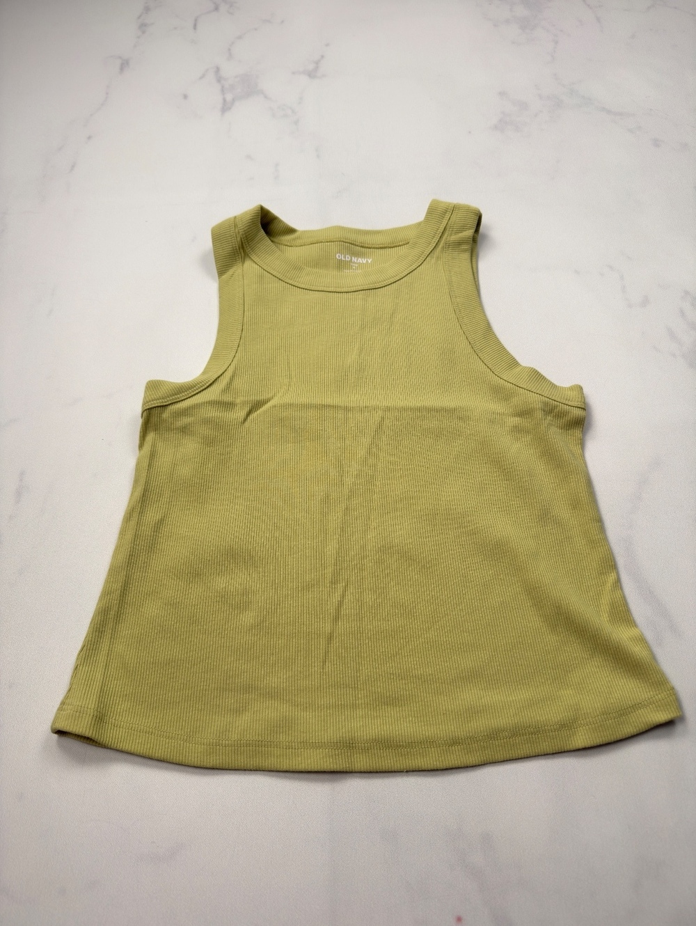 Old Navy Snug Tank Top Green 2010s Minimalist - Womens M